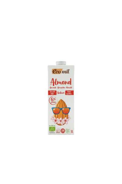 Ecomil Almond Drink Natural Unsweetened 1 L