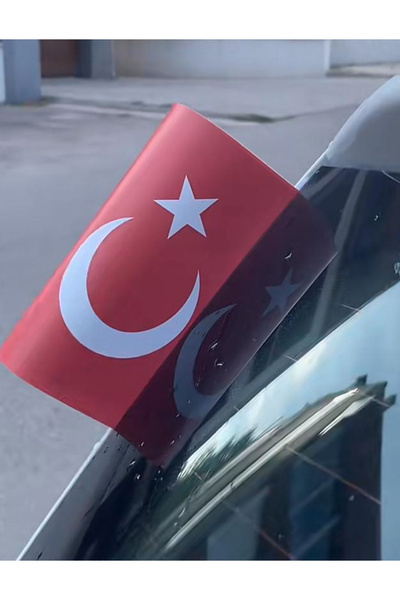 ESLEM Turkish Flag Car Trunk Sticker Quality Auto Digital Printing Moon Star ...