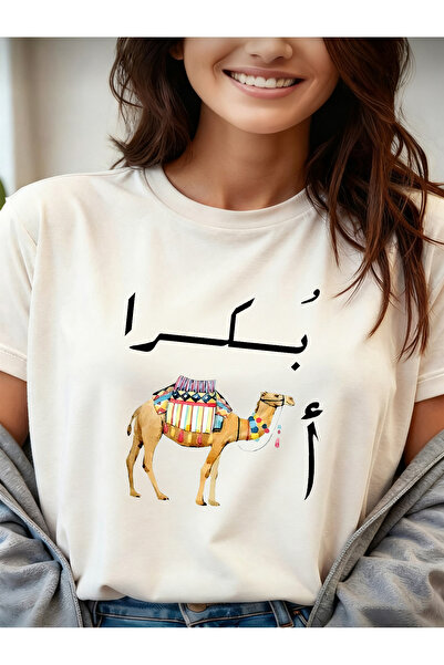 YHDZ تيشيرت نسائي كاجوال من قطن 100%، نسيج قابل للتنفس، قابل للغسل في الغسالة