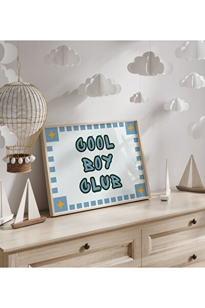 luxorpixels (Çerçevesiz) Cool Boy Club Çocuk Odası Poster