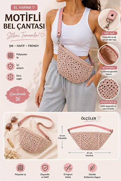 maycollection Handmade Natural Stylish Design Waist Messenger Bag