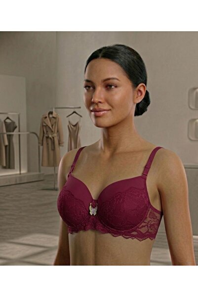 irem içgiyim Women's Padded Lace Bra