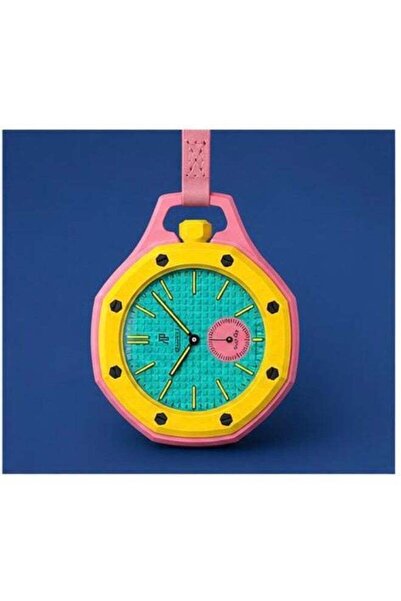 Generic New Trend Analog Pendant Watch, Yellow / Pink