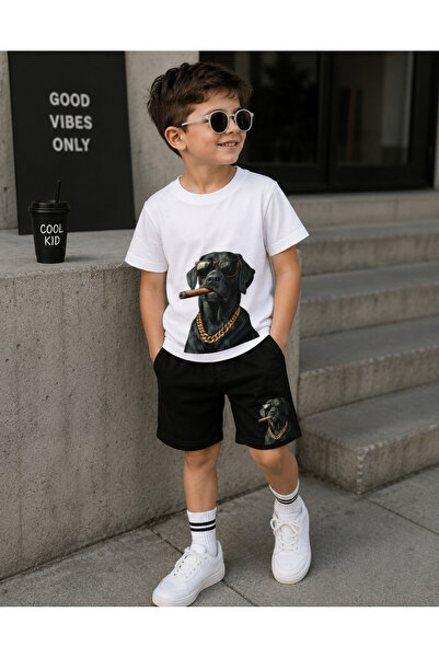 SAINT YUX 2-Piece Dog Printed Children's Set