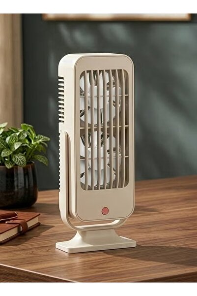 Cady One Portable Desktop Fan 3 Speeds Adjustable Angle USB Rechargeable Batt...