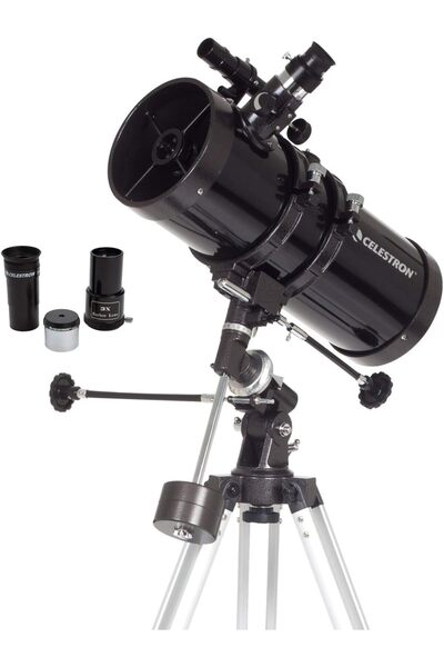 Celestron PowerSeeker 127EQ Beginner Telescope with Portable Compact Design, ...