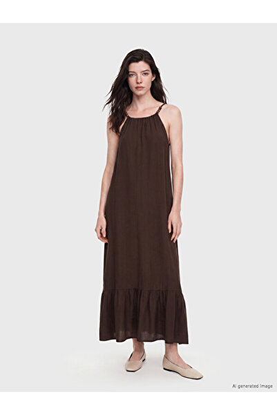 LC Waikiki Esvab • Modern & Sophisticated Roba Collar Beaded Detailed Dress