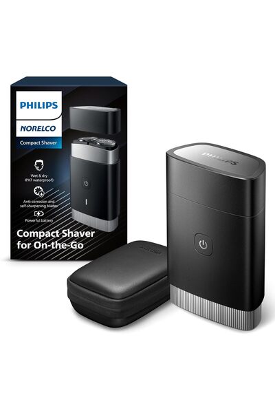 Philips ماكينة حلاقة نوريلكو المحمولة، ماكينة حلاقة كهربائية للاستخدام الرطب ...
