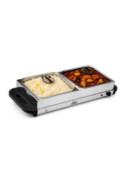 PROOF Proo Brand 3.6L*2 Large Capacity 300W Main Dishes Electric Buffet Warme...