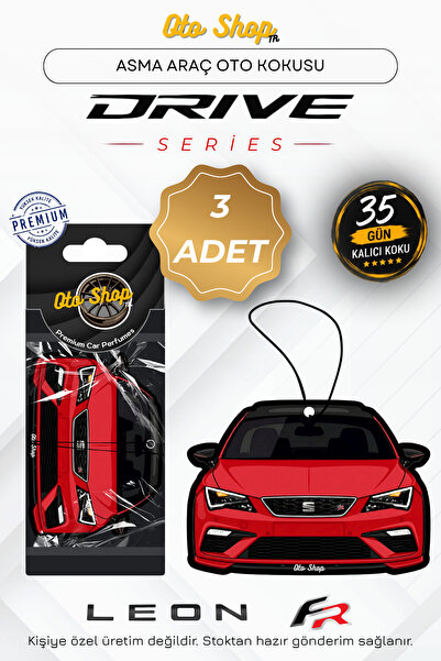 OTOSHOPTR SEAT LEON FR Araba Kokuları Drive Serisi Oto Araç Kokusu (Kırmızı) ...