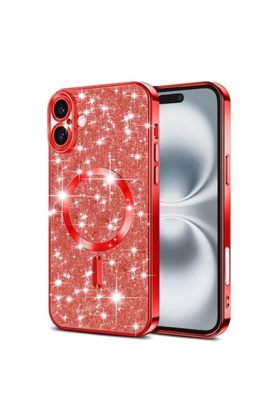 DAMUR 2in1 Glitter MagSafe Case for Apple iPhone 16, Full Protection, Trendy ...