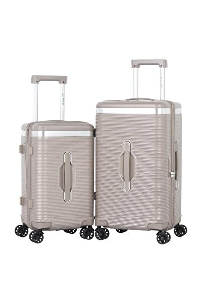 AVIATOR 2-Piece Brand Travel Luggage Set 24&20 Inch - Shatter-Resistant Pc Ma...