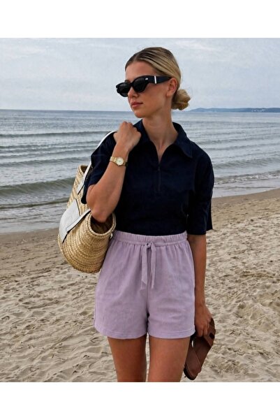 BERRUPAZ Comfortable Fit Shorts with Elastic Waist