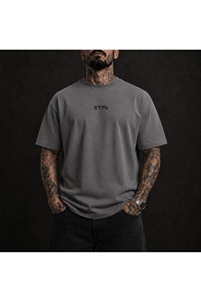 VEK Turkish Printed Oversize T-Shirt Göktürk 100% Cotton
