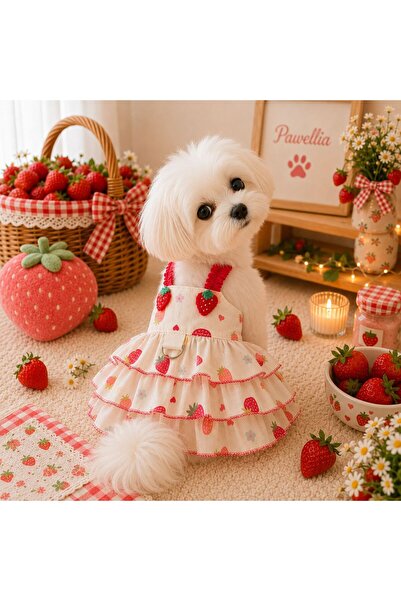 Pawellia.co Cat and Small Breed Dog Dress, Cat Dog Outfit