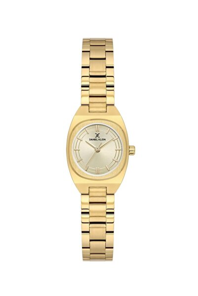 Daniel Klein 22.5 mm Women's Wristwatch with Yellow Dial and Gold Color Strap...