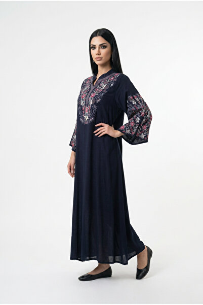 almasa alswda Dardarzi Embroidery Jalabiya
