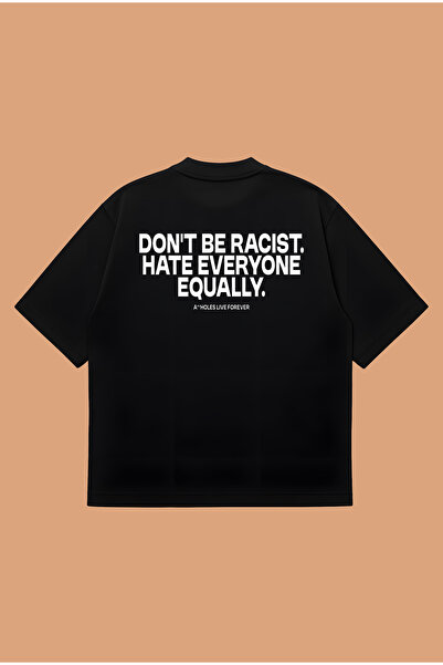 PURE POWER Don'T Be  Boxy Fit Oversize Unisex 100% Cotton Tshirt – Printed T-...