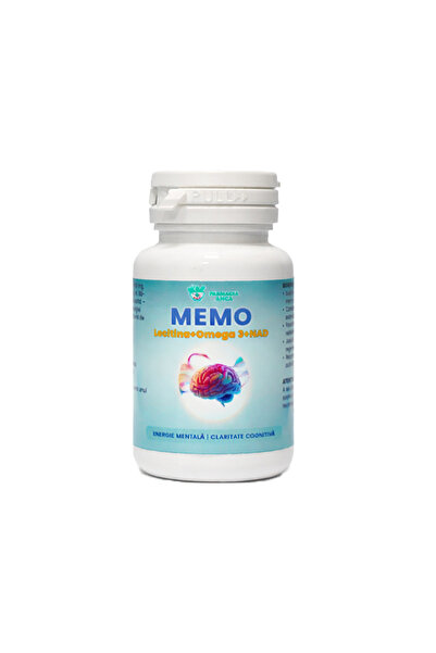 Farmacia Anca L-MEMO LECITHIN OMEGA3 NAD+*30 CAPSULES
