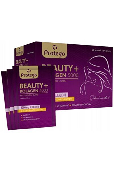 SALVUM Protego Beauty + Colagen 5000Mg Mango Ananas 30 Plicuri