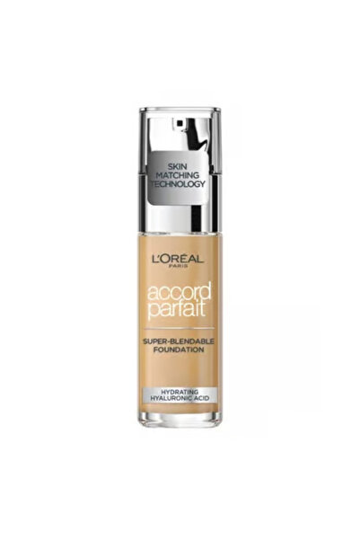 L'Oreal Paris Fond de ten Accord Parfait cu acid hialuronic 5N Sand, 30 ml