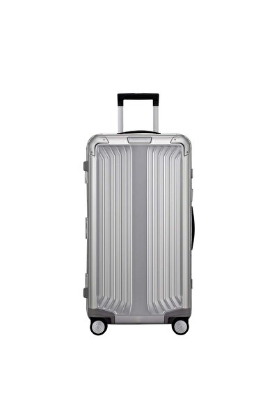 Samsonite Lite Box Alu - Gümüş 74/27 Dikey Büyük Boy Valiz