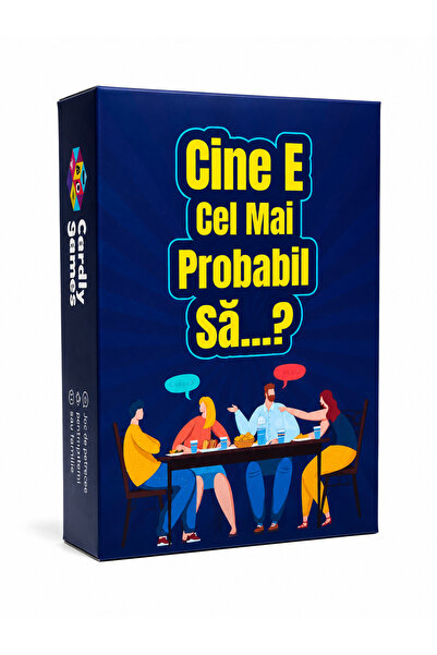 CARDLY Joc de societate pentru petreceri, prieteni - Cine e cel mai probabil ...