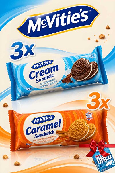 McVities Muhteşem 2'Li + Oneo Nane Aromalı Tatlandırıcılı Draje 21 G Hediye