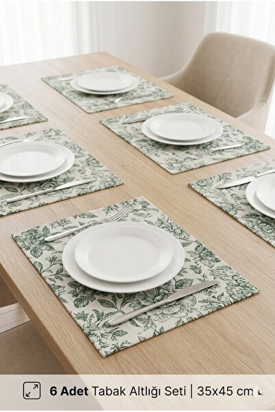 Rona Home Waterproof American Service Stain-Resistant Set of 6 35X45 cm Liqui...