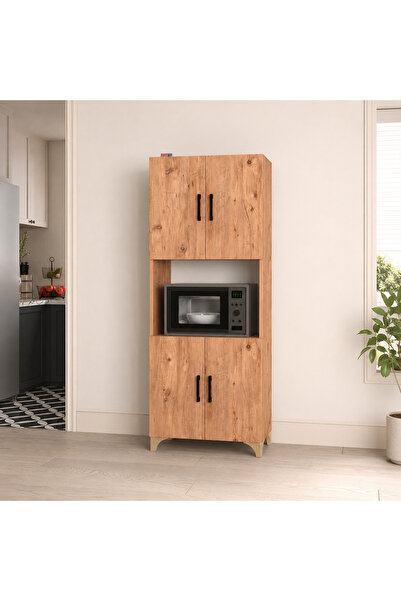 Vivendo Dulap multifunctional pentru bucatarie, suport pentru cuptor cu micro...