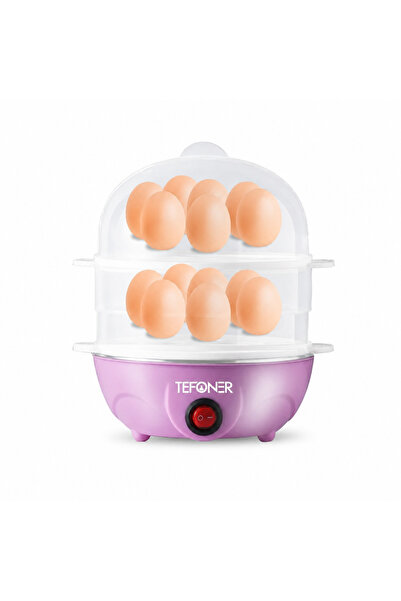 TEFONER Electric Egg Cooker – Steams Up to 14 Eggs with 350W Power