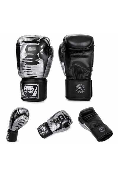 Venum Elite Training Boxing Gloves – Black & White | قفازات ملاكمة احترافية ل...