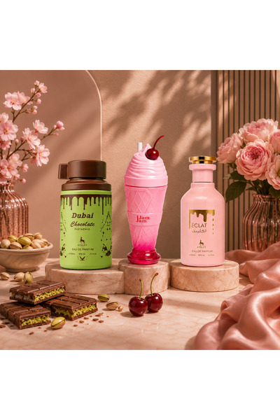Ayelet SET 3 PARFUMURI DAMA - DUBAI CHOCOLATE + Jam Jam + Eclat