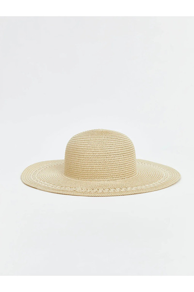 LC Waikiki Beige Women's Straw Hat