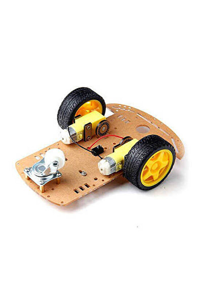 RobotikDepo 2WD Robot Araba Kiti Arduino Uyumlu Robotik Araç Seti