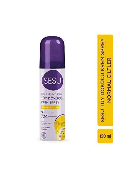 ROSSMANN Sesu Tüm Ciltler İçin Tüy Dökücü Krem Sprey 150 ml