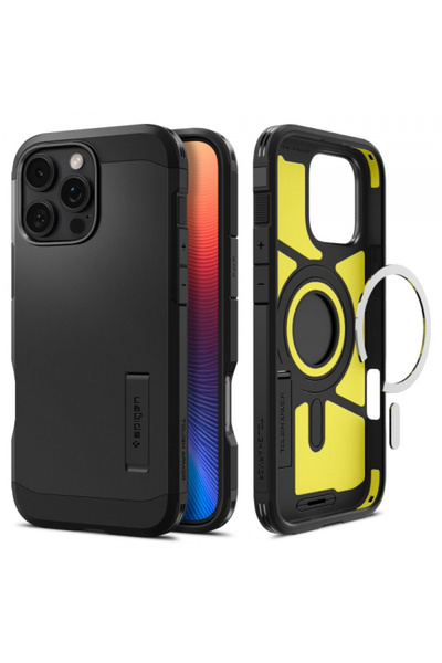 Spigen Θήκη MagSafe για Apple iPhone 16 Pro, Spigen, Tough Armor, Μαύρο ACS08146