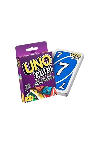 Uno Joc de carti UNO, varianta Flip, 2-10 jucatori