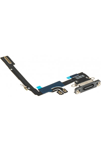 Aftermarket Apple iPhone 16 Pro Λουράκι Συγκράτησης Υποδοχής Φόρτισης, Μαύρο