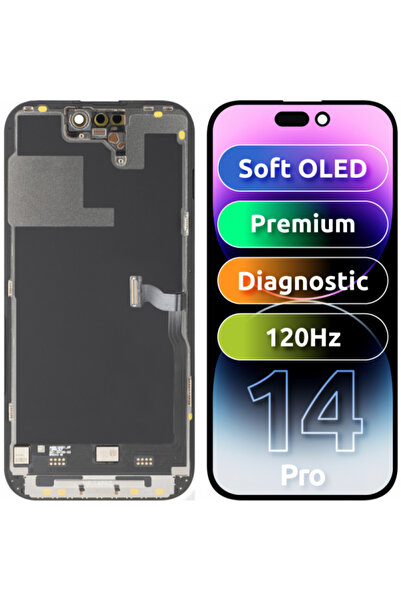 Mpelleconcept Display cu touchscreen MP compatibil cu Apple iPhone 14 Pro, cu...