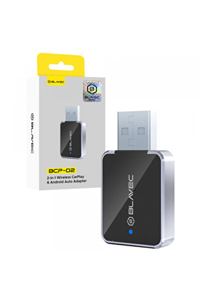 Blavec Adaptor Carplay/ Android Auto Wireless BCP-02 pentru Apple iPhone/ Ser...