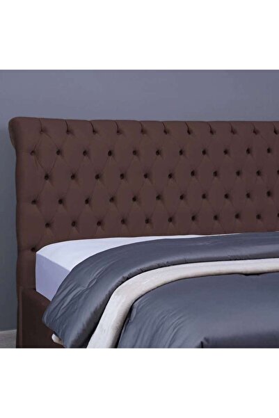 PAN HOME AURORA HEADBOARD VELVET BROWN L-180 : H-125 CM