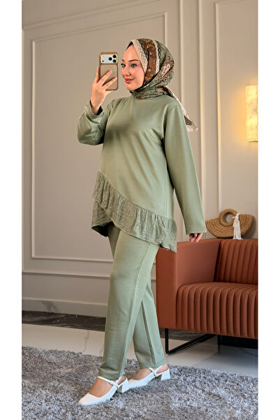 Suede Style 6527 - Stylish Comfortable Vortex Fabric Casual Women's Set with ...