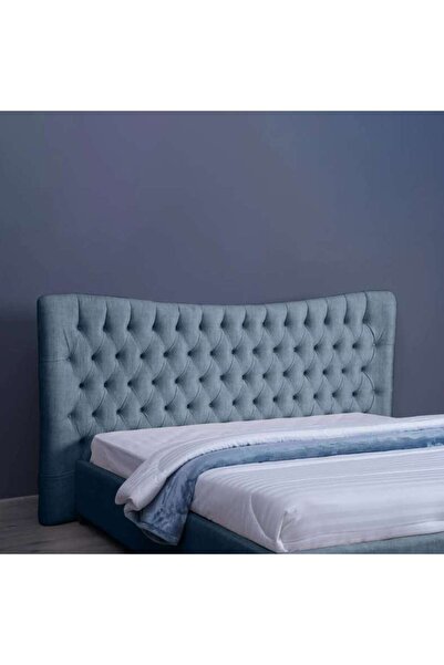 PAN HOME MARS HEADBOARD CHANEL TEAL L-200: ارتفاع 125 سم