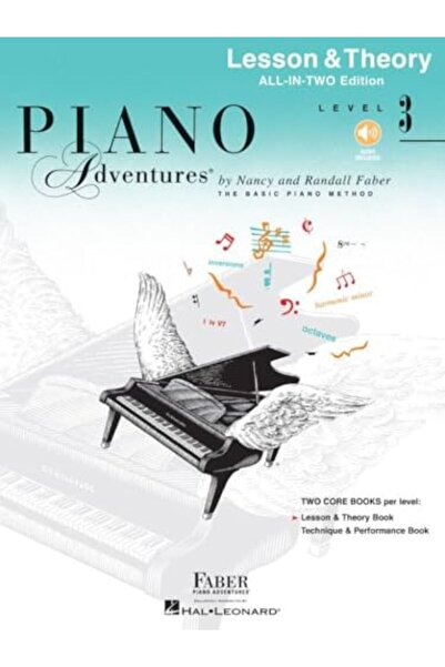 Faber Piano Adventures Piano Adventures All-In-Two Level 3 Lesson/Theory: Les...