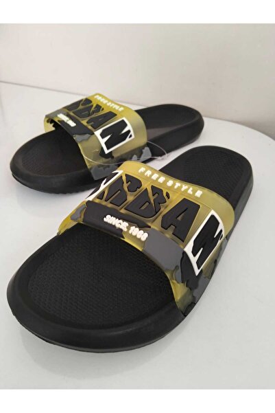 GEZER Mersin Md Textile Urban Unisex Slippers Garden Beach Balcony