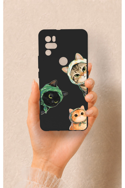 Vip Case Omix X300 Compatible Cat Team Patterned Silicone Case