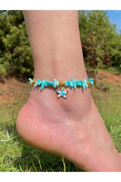 Beykan handmade Kök Mercan Series Anklet