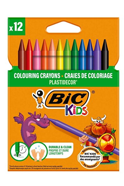 Bic Set creioane cerate Plastidecor Bic, P12