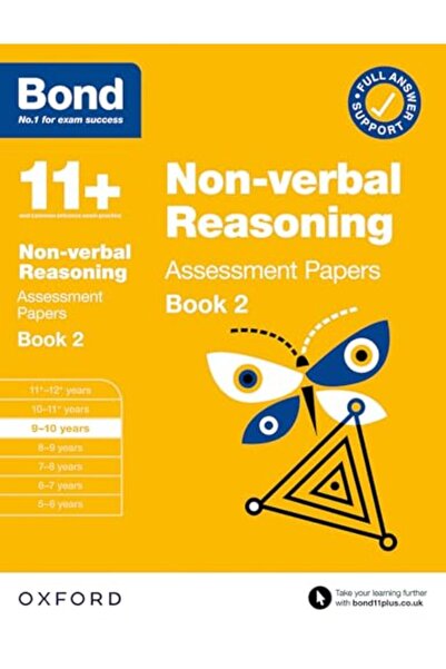 OXFORD UNIVERSITY PRESS Bond 11+ Non-verbal Reasoning Assessment Papers 9-10 ...